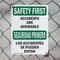 Signmission Safety Culture Sign, 7 in Width, Plastic, Rectangle, Bilingual OS-2PACK-SF-P-710-L-10730 - alternate 2